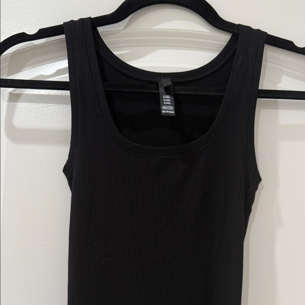 SKIMS Black Soft Lounge Onyx Mini Dress - Picture 5 of 6